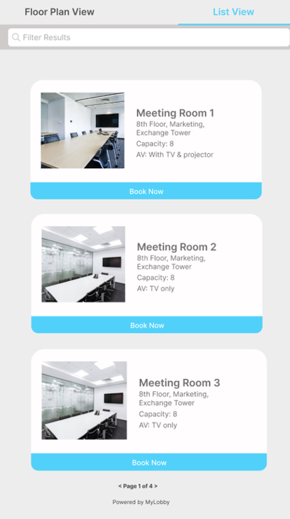 Mylobby Space Management Software