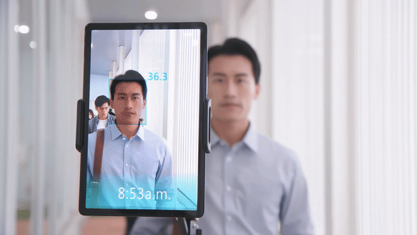 Facial Recognition visitor management speech to text